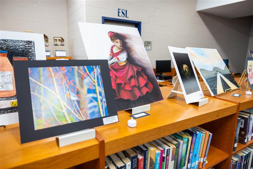 Students create art